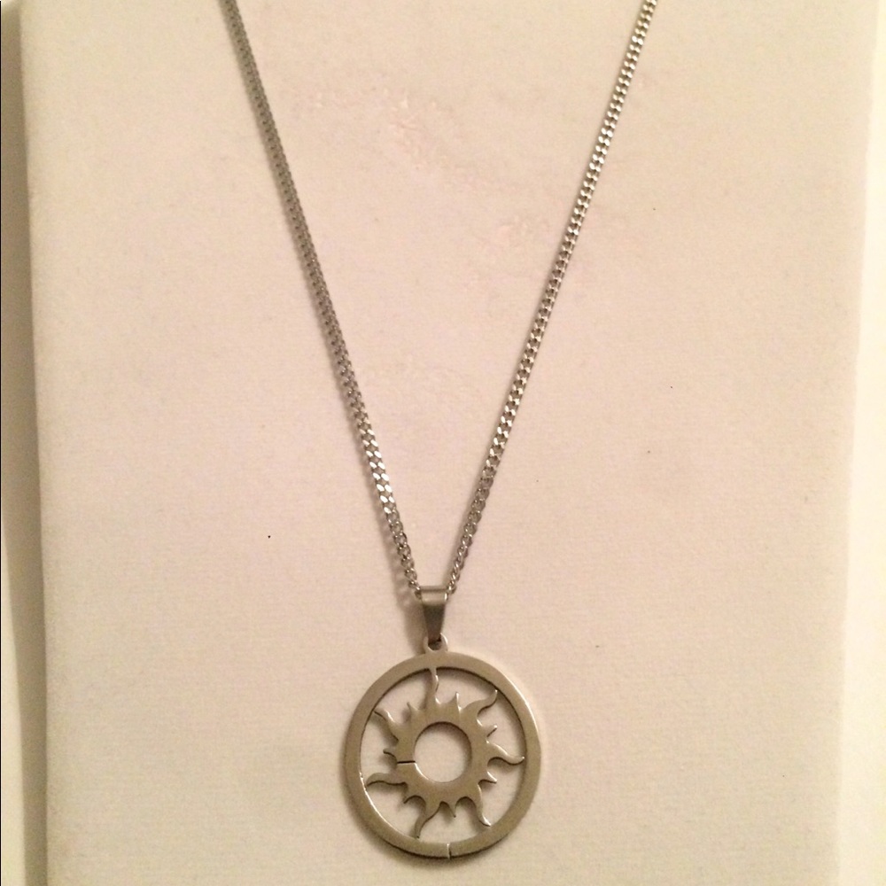 Stainless steel Sun ☀️ Necklace